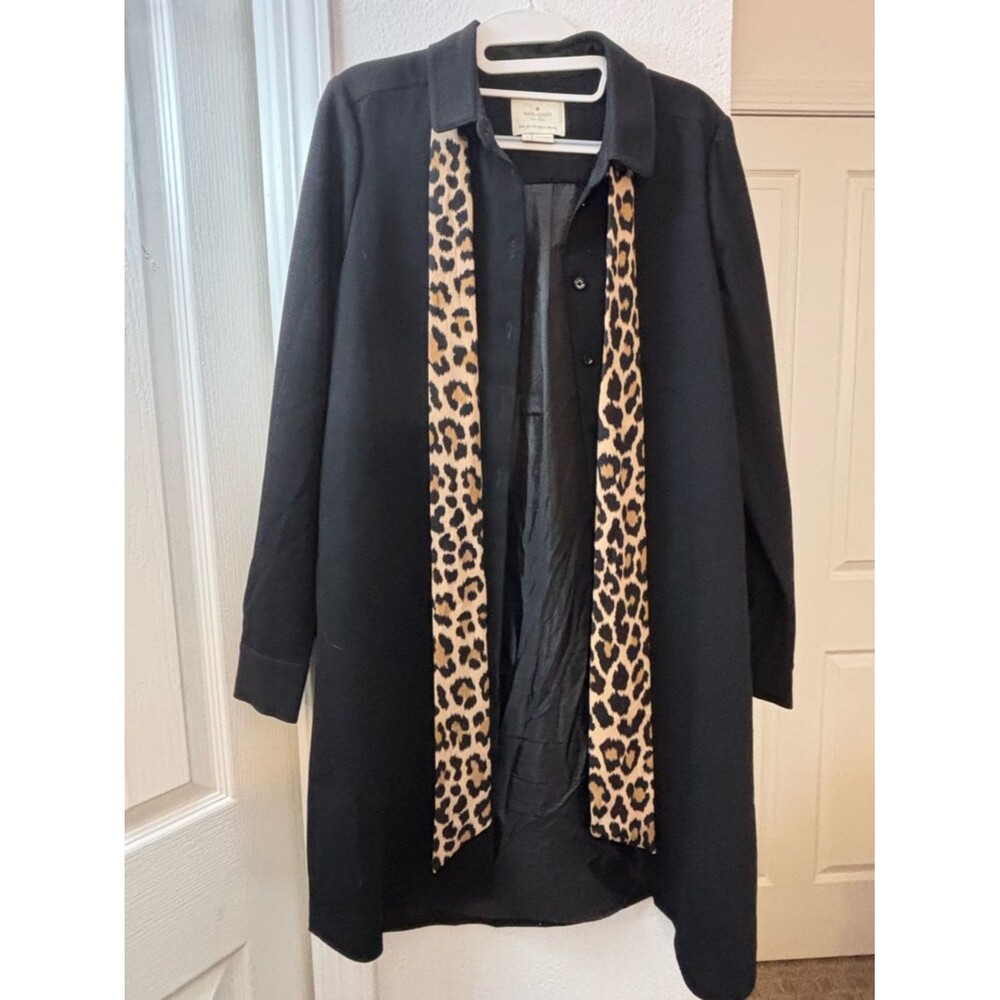 Kate Spade Griffin Dress with Leopard Tie